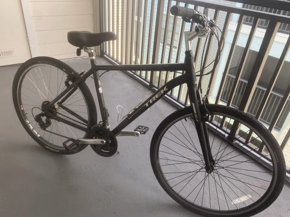 Bicicleta híbrida Trek serie 7.3 FX para mujer aluminio, alfa dorada, 53,3 cm Foto 4 de 4