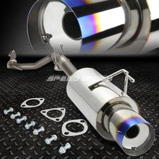 4 Brunt Tip Muffler Catback Exhaust For 06-11 Honda Civic Si Fg2 Coupe K20 2.0 4 Brunt Tip Muffler Catback Exhaust For 06-11 Honda Civic Si Fg2 Coupe K20 2.0