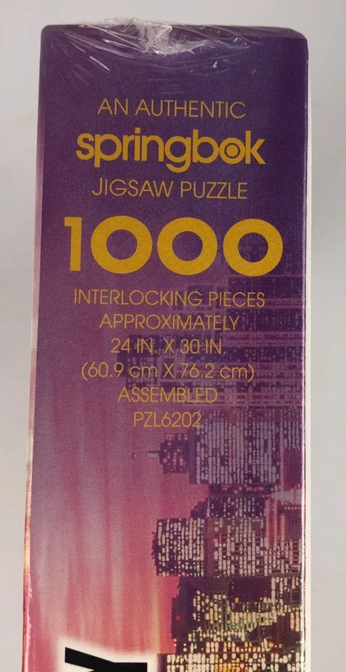 Springbok Puzzle San Francisco Bay Night Lights 1000 Pcs PZL6202 24"x30" - Image 3 of 4