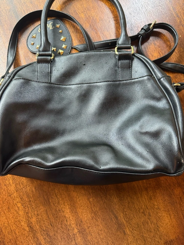 Juicy Couture Black mini duffle bowling bag purse satchel crossbody - Image 4 of 4