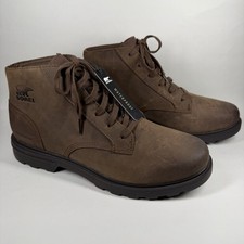 Sorel Men's Size 10.5 Brown Leather Cyprus Waterproof Boots Lace Up