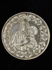 2oz 999 Pure Silver Feliz Navidad Christmas Mother Mary