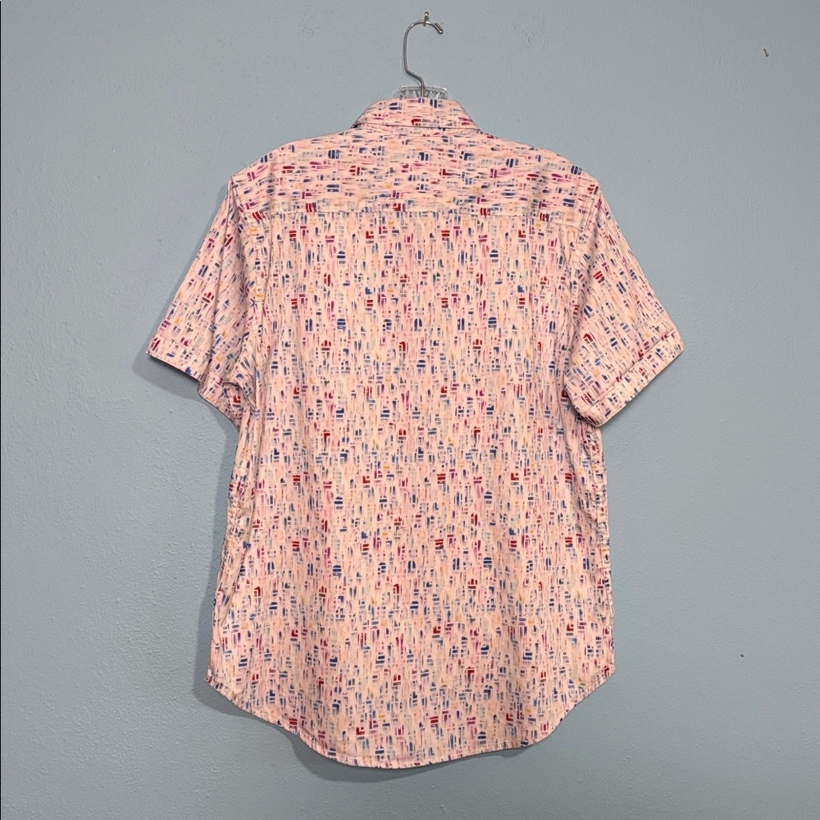 Robert Graham Board Bash Button-Front Pink and Bl… - image 9