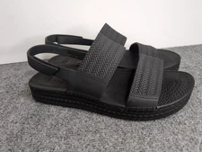 Reef Water Vista Water Friendly Black US Women's Size 10 Ankle Strap 1.5" Heel