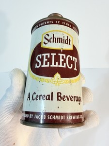 Schmidts Select Cereal Beverage Cone Top Beer Can