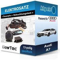 Towtec E-Satz 13Polig Fahrzeugspezifisch Passend für Audi A7 Elektrosatz