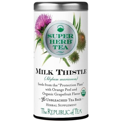 Fruity Organic Superherb Tea 36 Count Caffeine Free Herbal Detox Blend