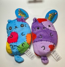 Cats vs Pickles Plush Lot of 2 Collectible Beanbag Toys Soft Stuffed Figures NWT