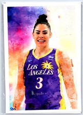 Kelsey Plum 4x6 Art Photo Print John Rudolph Signed LA Sparks