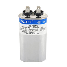 10 Uf  6 10 MFD 370V/440V CBB65 Oval Run Start Capacitor for AC Motor Run or Fa