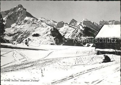 Amden Walensee SG Ski Resort Fuerlegi Alpine Panorama