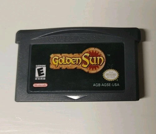 Golden Sun (Nintendo Game Boy Advance, 2002) GBA Authentic Cart Only Tested
