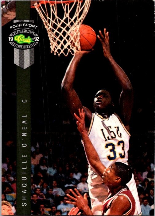 1992 Classic Four Sport #1 Shaquille O'Neal 11iii