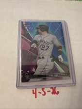 2021 Finest Blue Refractor Trevor Story 225/250 Colorado Rockies #50