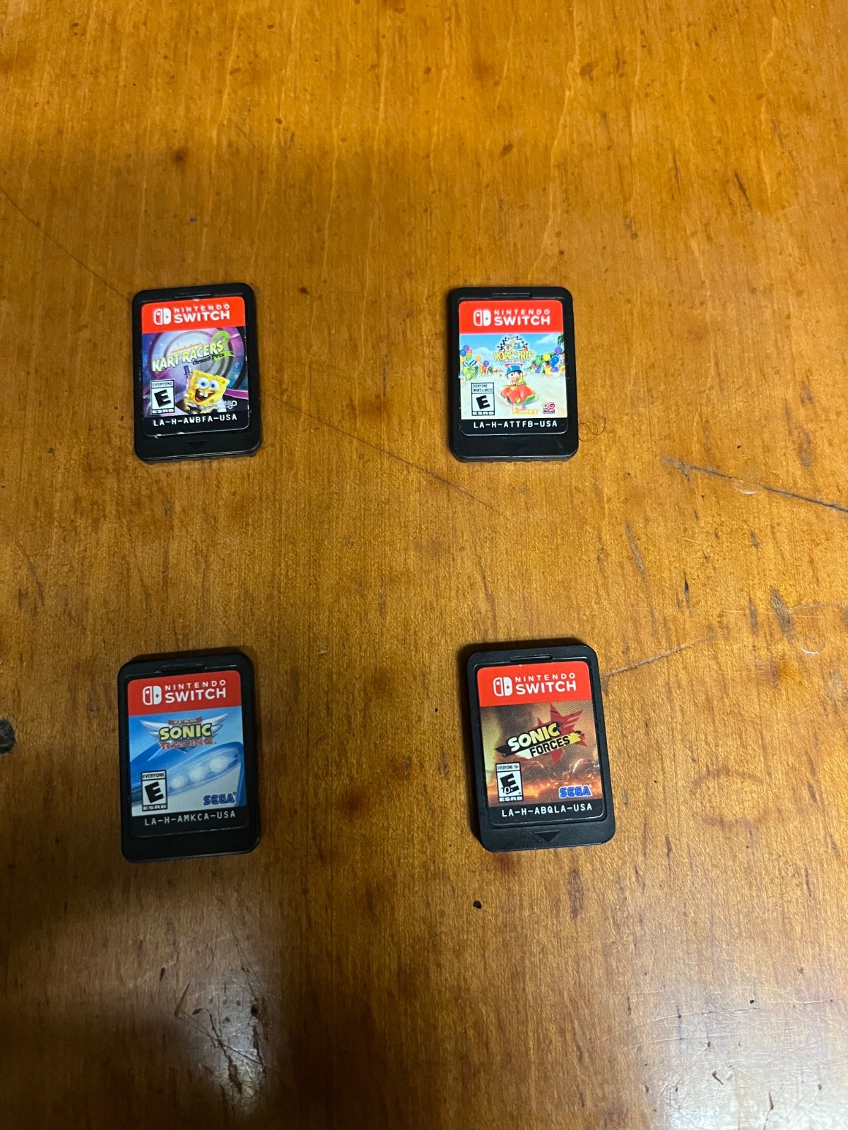 Nintendo Switch  Four Game Bundle w/ case