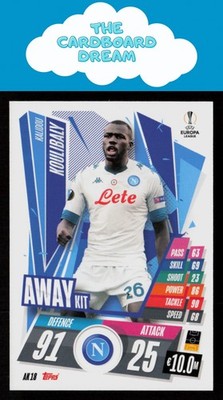 Kalidou Koulibaly 2020-21 Topps Match Attax Away Kit #AK18 Napoli