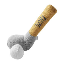 Children'S Goft Knit Rattle, Yellow Driver Club