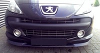 Maxton Design Frontlippe Passend FüR Peugeot 207 Vor FL Schwarz Hochglanz