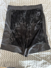 All In Motion Athletic Shorts Boys XLarge 16 Black Camo Athletic w/ Drawstring