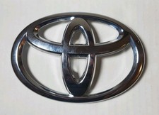 Genuine Toyota Chrome Logo Emblem Badge 4.5 X 7