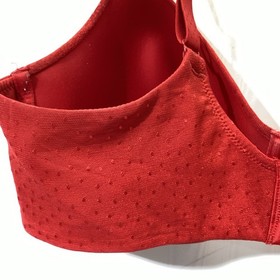 Wacoal Bra Red 40DD Underwire Mesh Lace Molded Cup Style # 853303