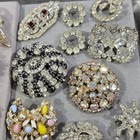 Huge Vintage CRAFT REPAIR Jewelry Lot Pot Metal 30s Some Signed Coro Weiss  — photo 10