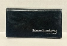 Vintage Salomon Smith Barney Checkbook Black Citigroup Member 
