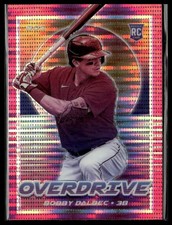 2021 Panini Chronicles #9 Bobby Dalbec Overdrive Pink Pulsar