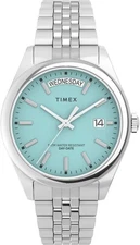 New TIMEX ICE BLUE Collection TW2V68400 Legacy Day Date Watch