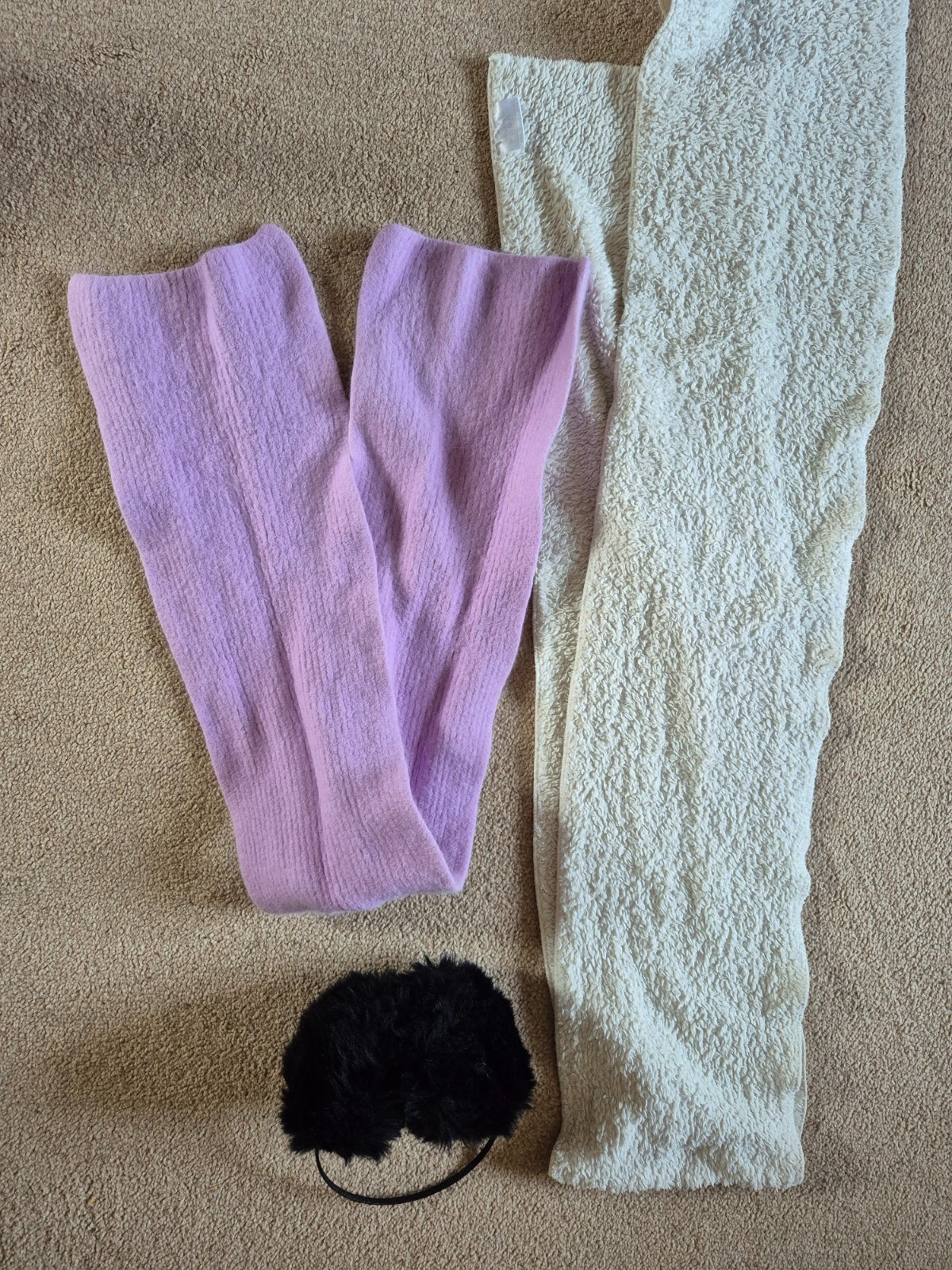 Faux Fur Gillet, Black Jacket and Scarfs & Black ear muffs Job Lot Size S - M thumbnail 10