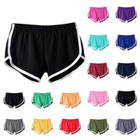 🔥Women Sports Shorts High Waist Gym Yoga Running Summer Hot Pants UK