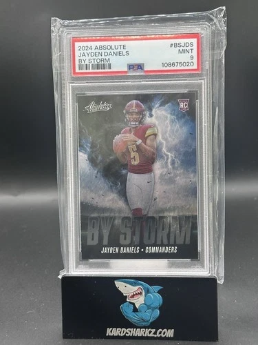 2024 Panini Absolute By Storm Jayden Daniels #BS-JDS rc rookie PSA 9