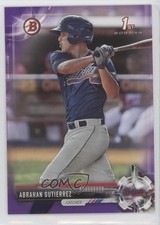 2017 Bowman Prospects Purple 133/250 Abrahan Gutierrez #BP78 10k8