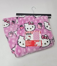 Hello Kitty Sanrio Silk Touch Plush Throw 50"x70" Blanket Throw NEW