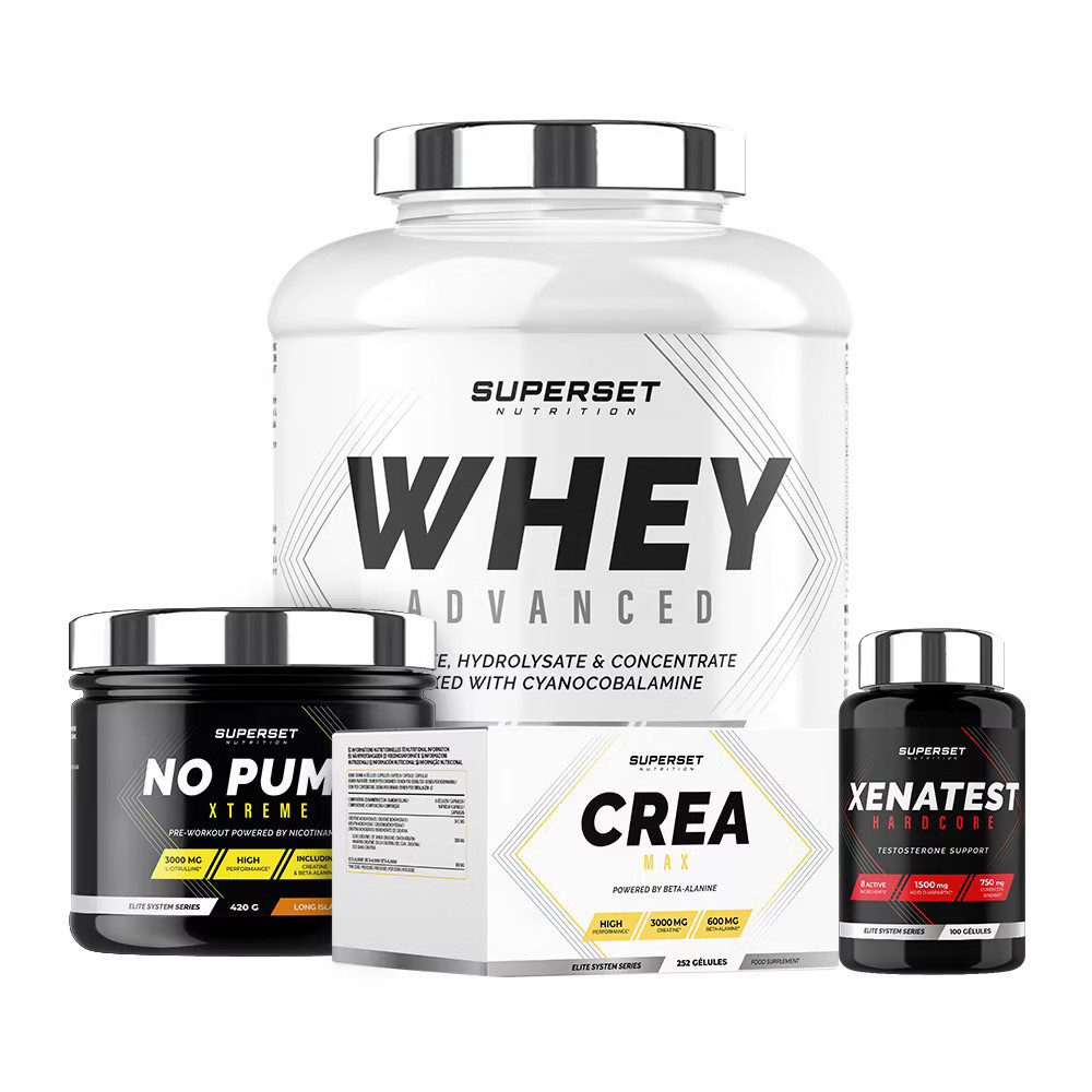 Programme Prise de Muscle Sec Expert au quotidien avec la 100% Whey Proteine A