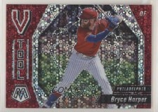 2021 Panini Mosaic V Tool Quick Pitch Mosaic Prizm Bryce Harper #VT5 q4j