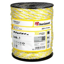Weidezaunseil 6mm Elektroseil 200m lang Weidezaun Kordel hohe Bruchlast