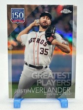 Justin Verlanderc2019 Topps Chrome 150 Years Greatest Players Refractor #150C-4
