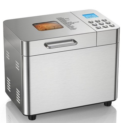2LB Bread Maker Machine, OSIPOTO 17 in 1 15.35 *12.01 *13.78 , Silver