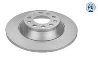 2X Bremsscheibe Hinten Meyle 115 523 0027 PD FÜR Audi
