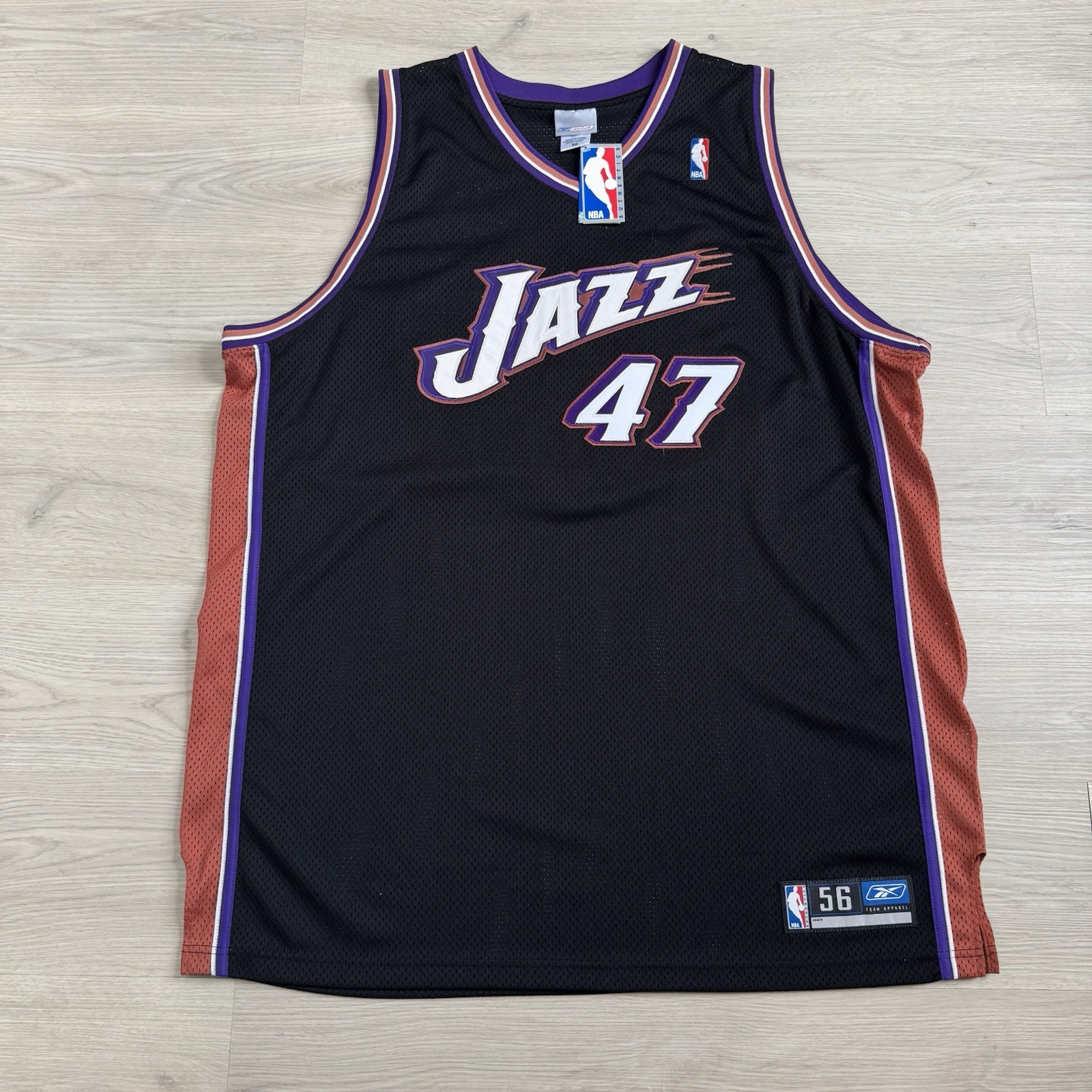 Vintage AUTHENTIC Andrei Kirilenko Utah Jazz NBA Jersey Reebok AK47 56 New NWT