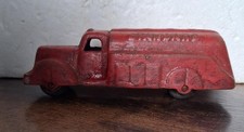 Standard Fuel Truck Red Cast Iron 6 Inch Toy Collectible
