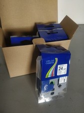 4PK 24mm TZe-251 Black on White Label Tape Brother P-touch 2730/P600/P700/P710BT