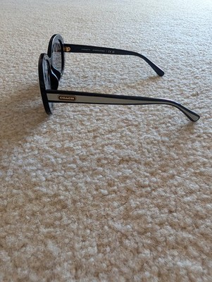 COACH OLIVE GRADIENT OVAL LADIES SUNGLASSES HC8337U C7992 50027Z ~ BLACK ~ 52-20