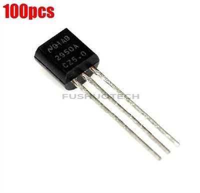 100Pcs Reg Ldo TO-92 LP2950-5.0 5V 0.1A New Ic hg *pt
