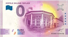0 euro banknote - EEDA-2020-1 KÚPELE SKLENÉ TEPLICE