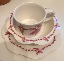 Emma Bridgewater Dancing Mice 3-Piece Melamine Dining Set Bowl, Plate, Cup