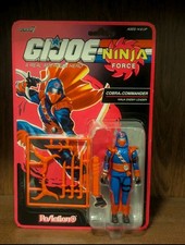 Super 7 G.I. Joe ReAction Ninja Force Cobra Commander Target Exclusive New