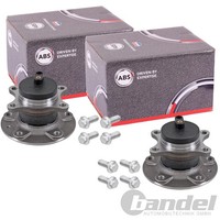 2X A.B.S. Radlager/Radnabe Mit ABS-RING Hinten Passend FüR Fiat Sedici | 201276