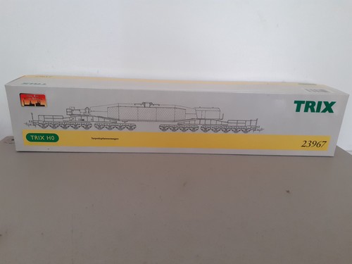 Trix 23967 DB Ep. III/IV Torpedopfannenwagen 18-achsig H0/DC  - OVP, C8-wie neu | Zustand: Neu